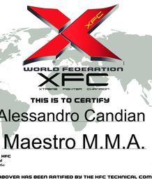 MAESTRO MMA XFC_Alessandro Candian